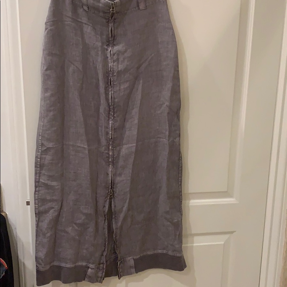 Theodore Long Gray Skirt